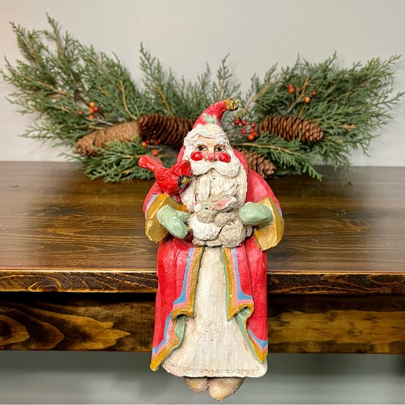 House of Hatten Accents House Of Hatten 992 Santa With Bunny Rabbit